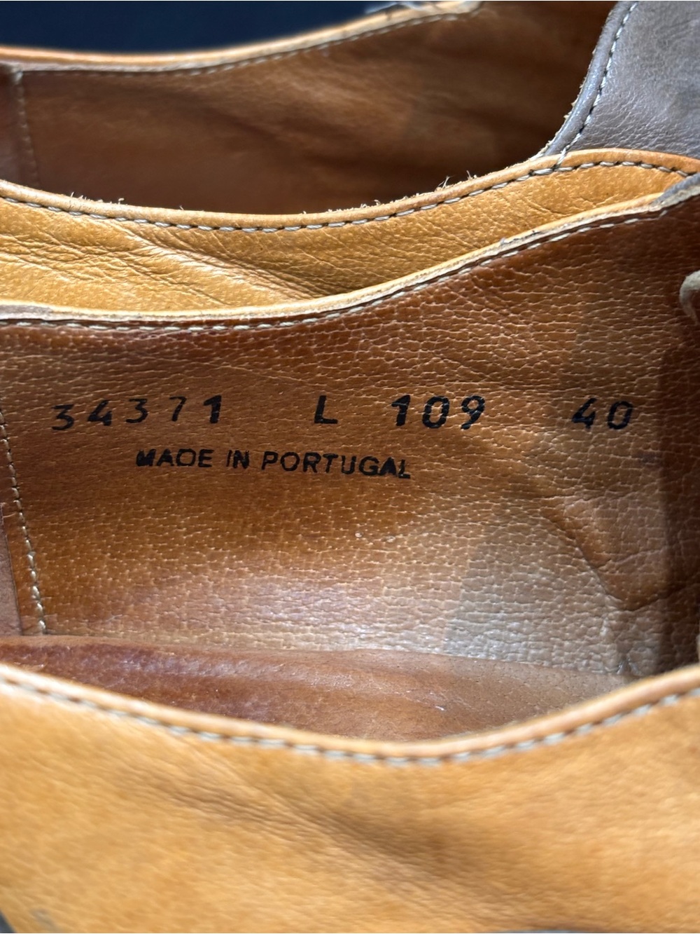 FIDJI Portugal Leather Lace-Up Oxfords EU 40 US 9 Olive Tan Artisan Lagenlook - Picture 4 of 10
